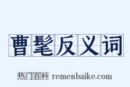 曹髦反义词是什么意思的图片